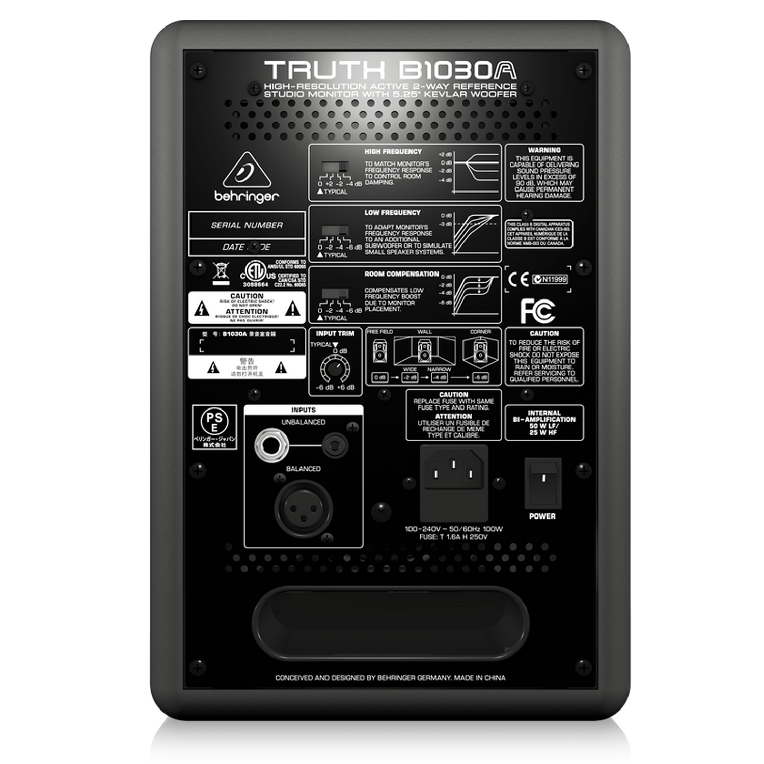 Behringer Truth B1030A 5.25 "Powered Studio Monitor (PAR)