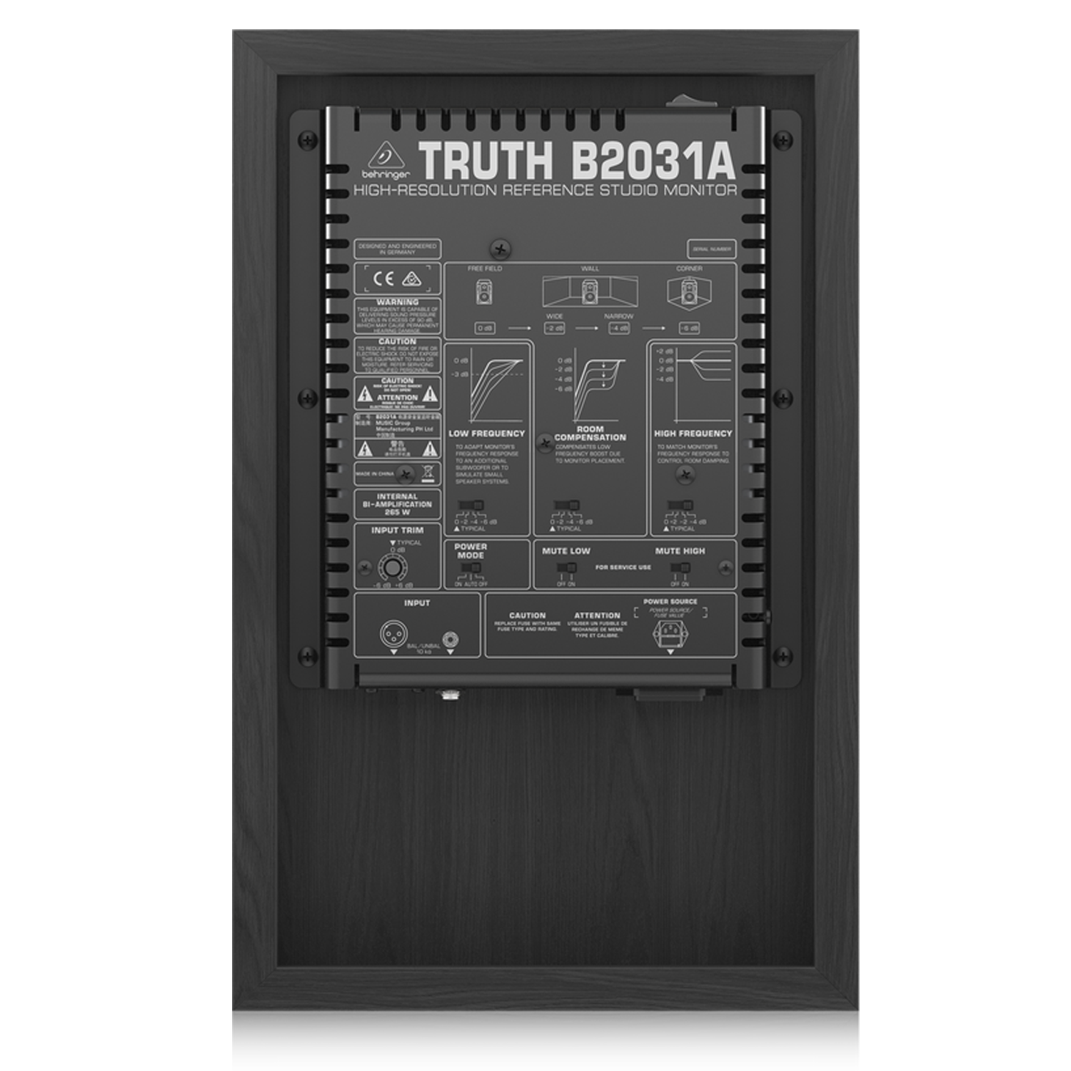 Behringer Truth B2031A 8.75" Powered Studio Monitor (PAR)