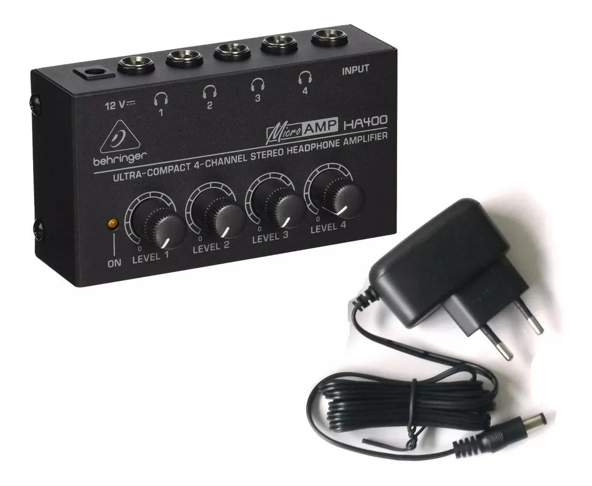 Behringer Mini Amplificador de Audífonos HA400B