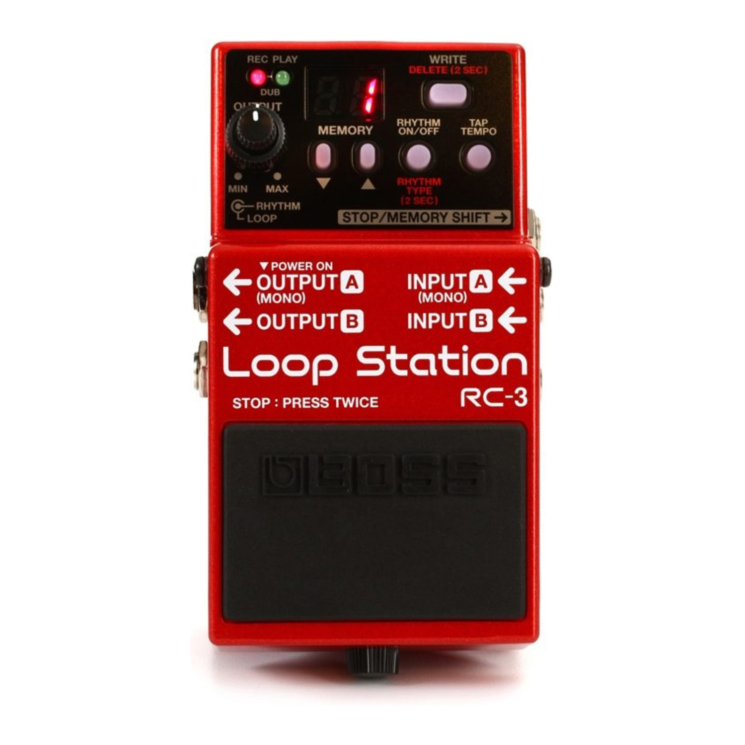 Equipar Dedicación mezclador Boss - RC-3 Loop Station Pedal grabador de frases compacto | Audio Store