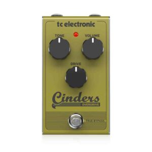TC ELECTRONIC - PEDAL ANALOGO OVERDRIVE P/GUITARRA - CINDERS OVERDRIVE