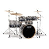 PDP Concept Maple Shell Pack – 7 Piezas – Silver To Black Sparkle Fade
