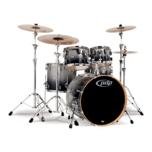 PDP Concept Maple Shell Pack – 5 Piezas – Silver To Black Sparkle Fade