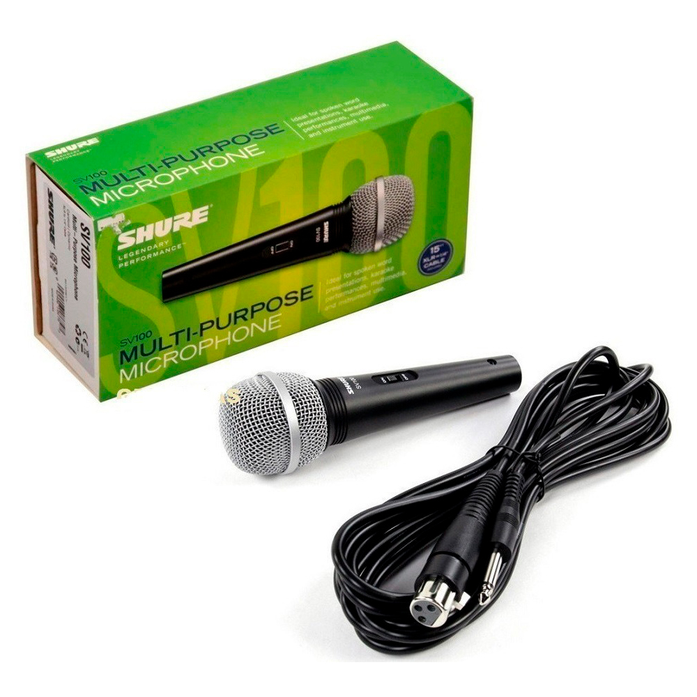 Shure - Sv100 Micrófono Original Alámbrico Profesional