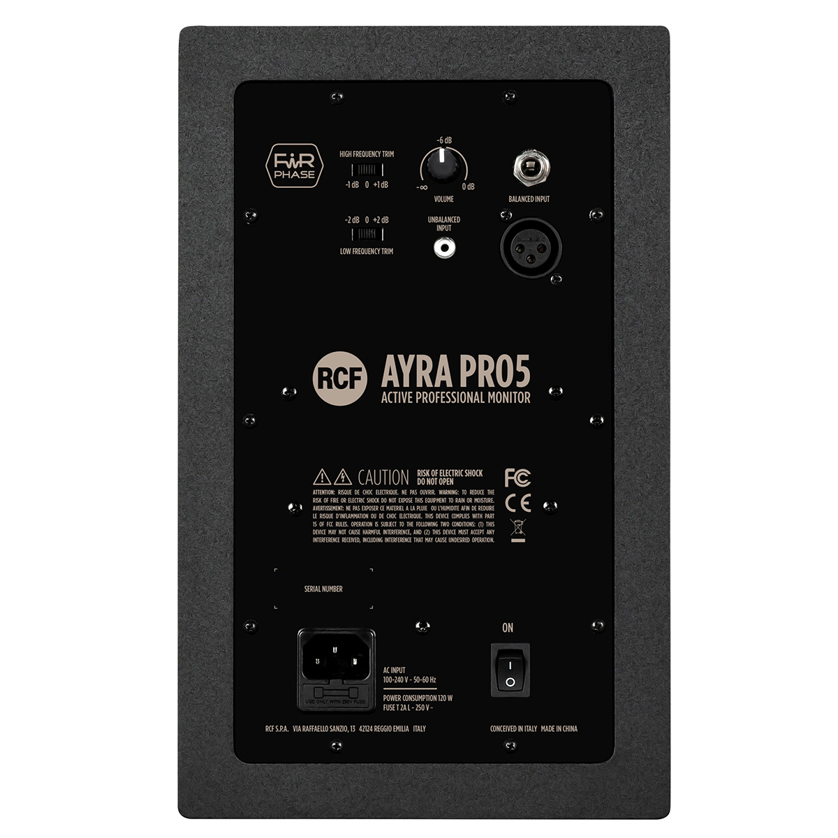 RCF - AYRA PRO5 - Monitores de Estudio activos (Par)