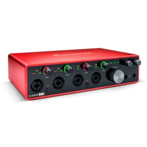 Focusrite Scarlett 18i8 3ra Generación Interfaz de Grabación Audio USB