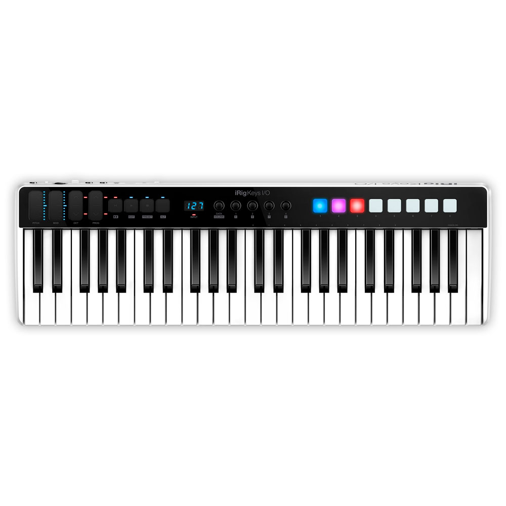 IK Multimedia - iRig Keys I/O 49 Controlador de teclado de 49-Teclas con Interfaz de Audio para iOS, Mac / PC