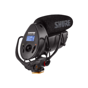 Shure - VP83F Micrófono de condensador tipo cañón montado en cámara con grabación con flash integrado