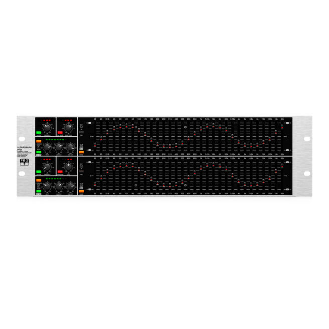 BEHRINGER FBQ6200 Ecualizador gráfico estéreo de 31 bandas para audiófilos con sistema de detección de retroalimentación FBQ
