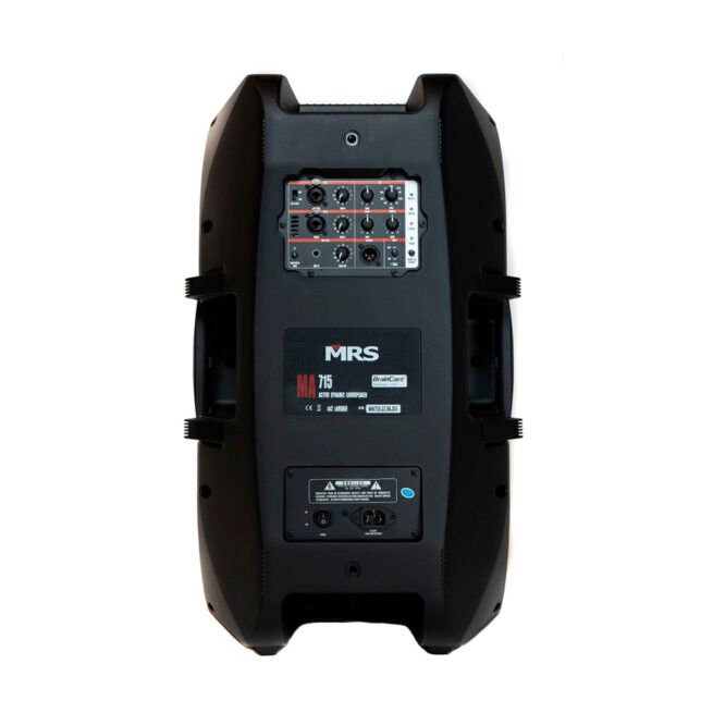 MRS-MA 715 Caja Acústica Amplificada de 15″ con Tecnología de Aplicación BraincoreTM DSP.